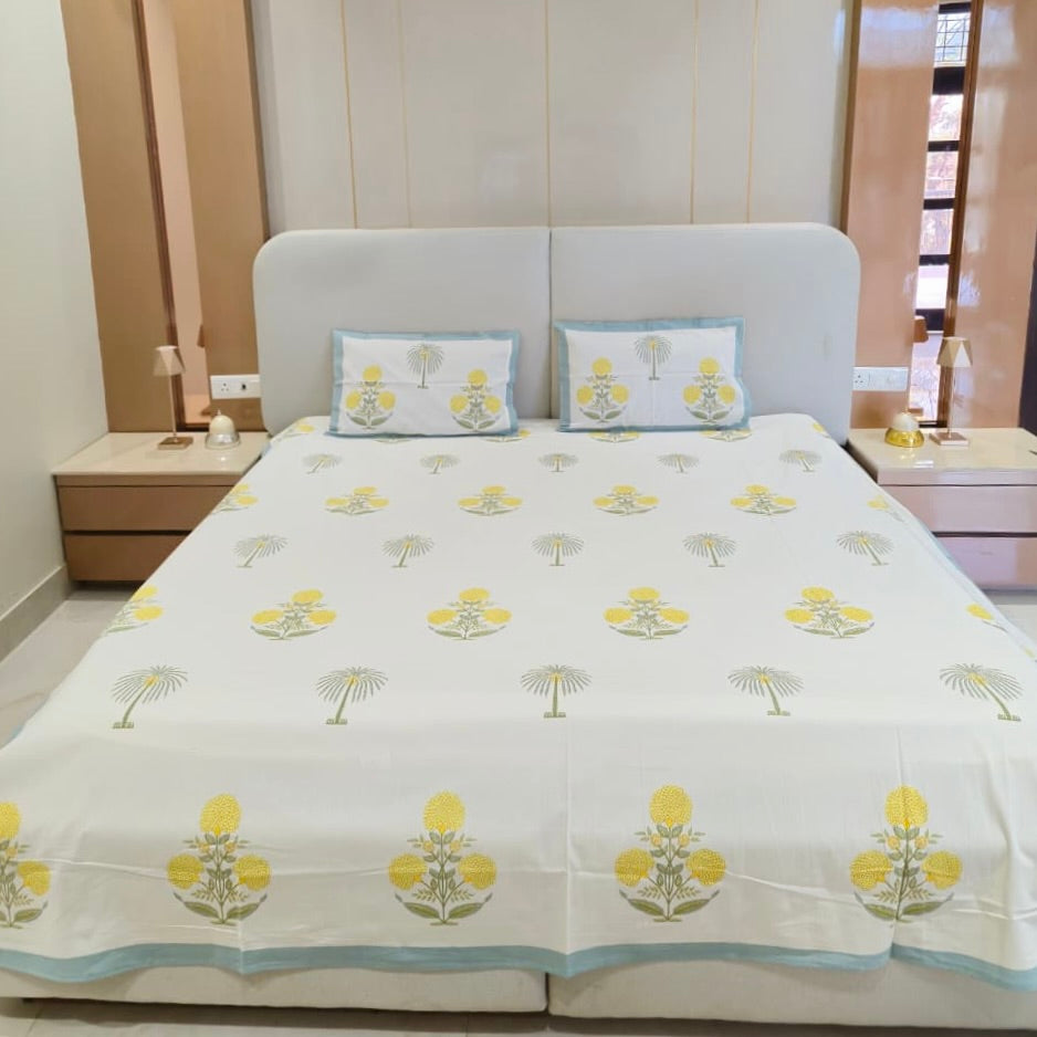 Pure Cotton Bedsheet | 210 TC |