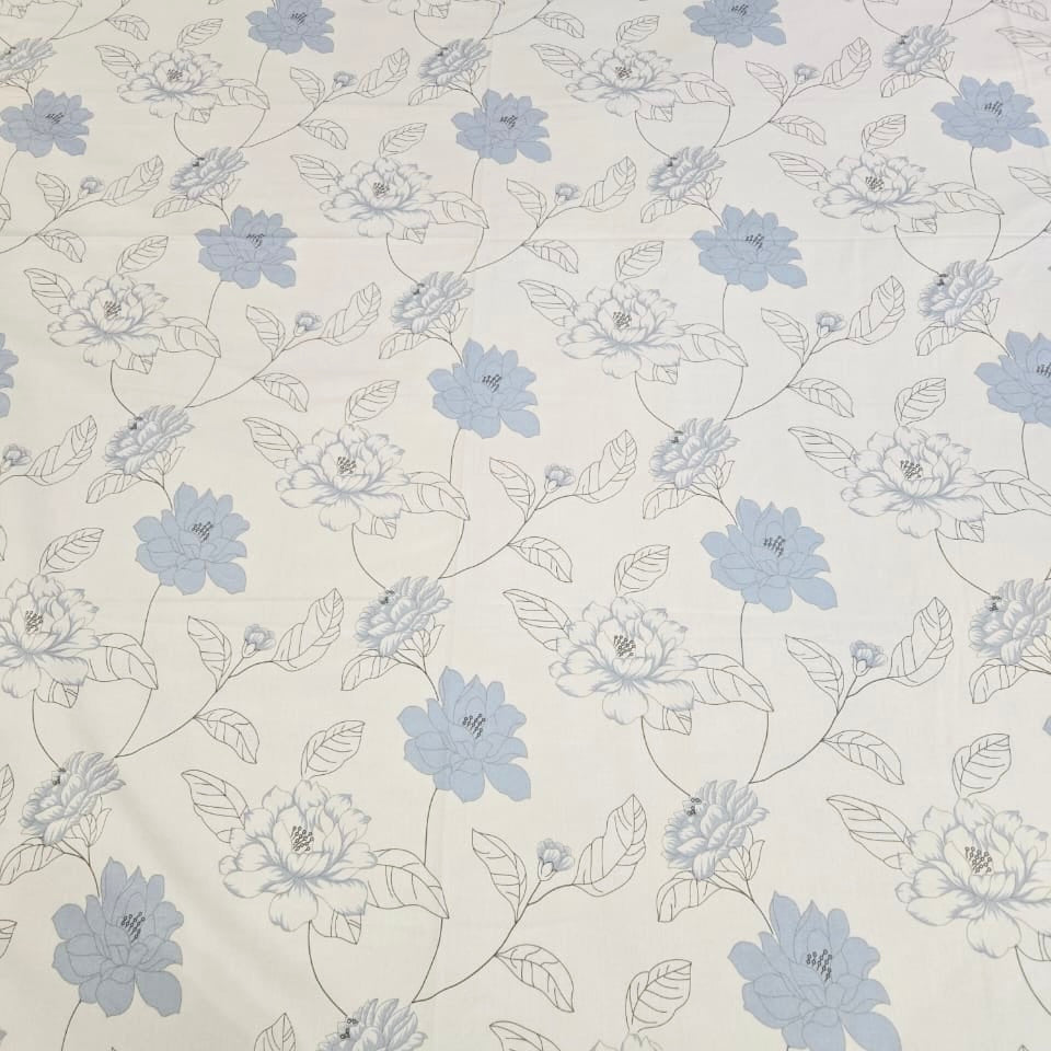 300 TC Pure Cotton Bedsheet | Floral Pattern| | 108 x 108 | King Size