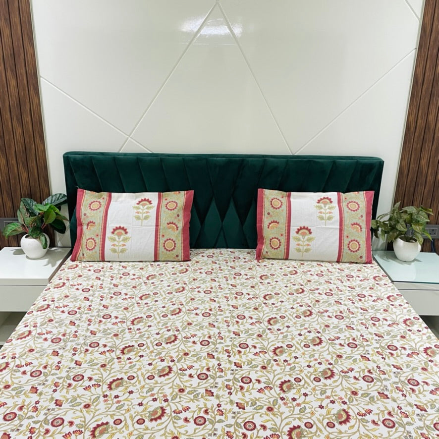 Pure Cotton Bedsheet | 210 TC |