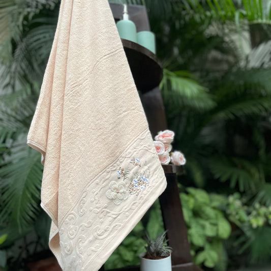 TrueIndia Cotton Luxury Towel | 500 GSM | Super Soft