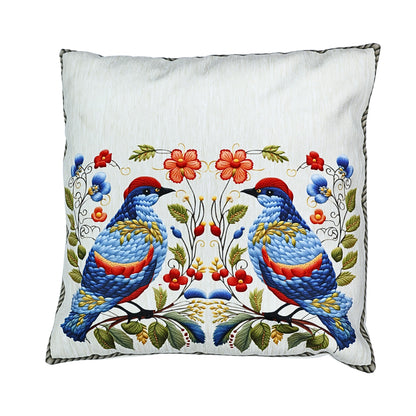 Abstract Bird Pattern Cushion Cover| 16" x 16" |( 40cm x 40cm )