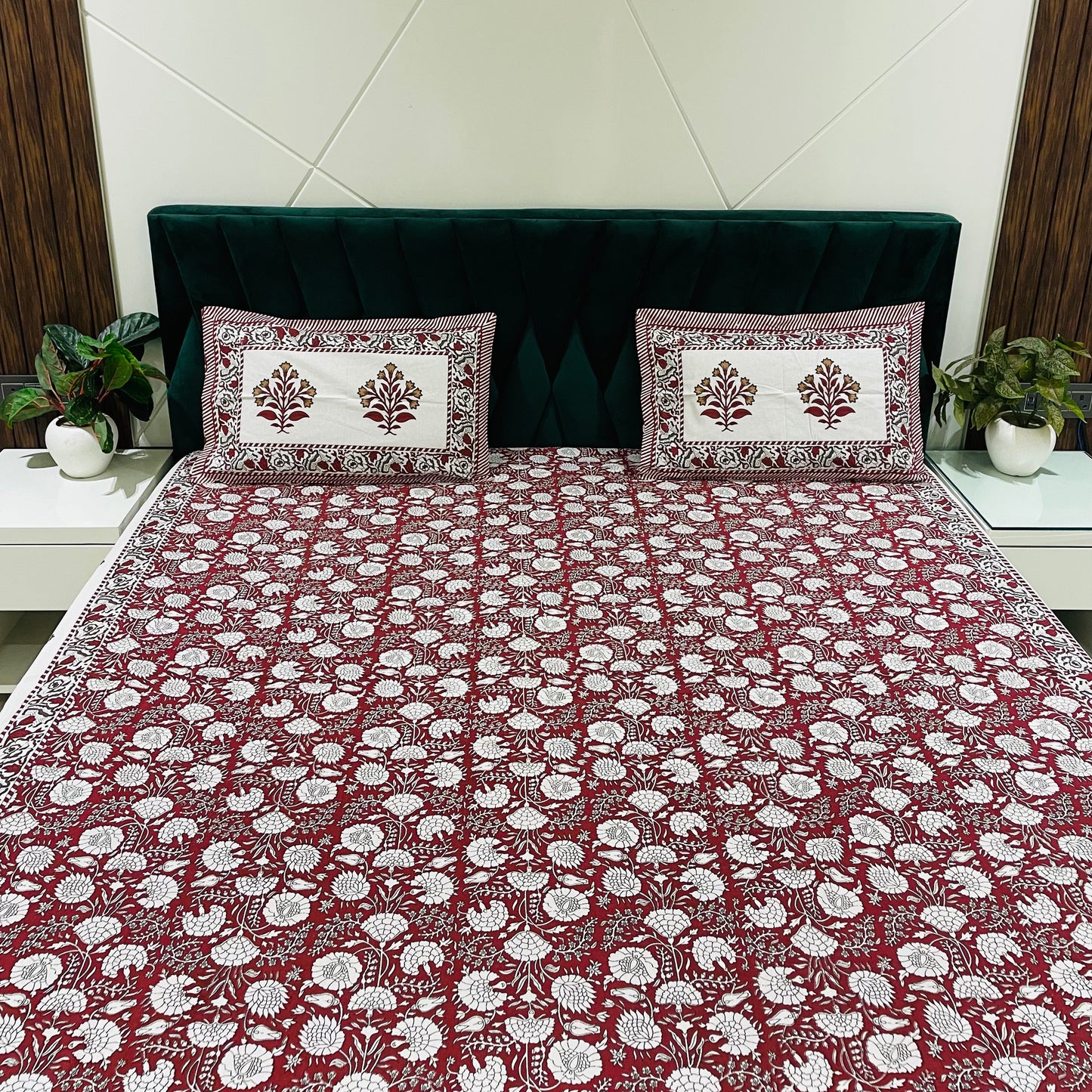 Pure Cotton Bedsheet | 210 TC |