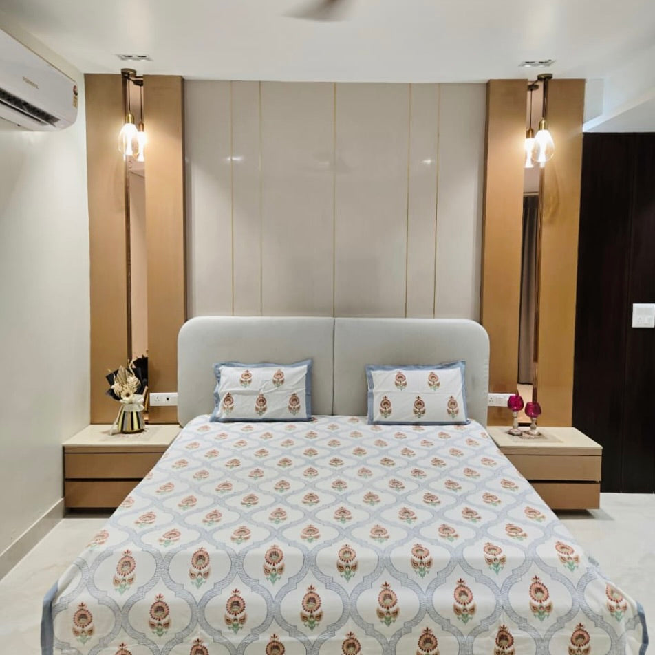 Pure Cotton Bedsheet | 210 TC |