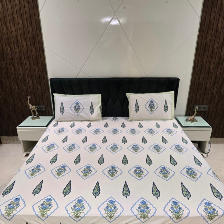 Pure Cotton Bedsheet | 210 TC |