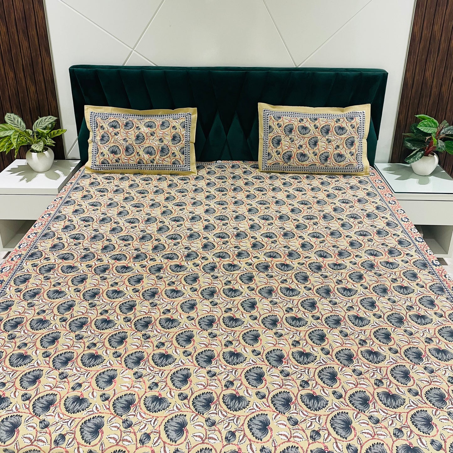 Pure Cotton Bedsheet  | 210 TC |