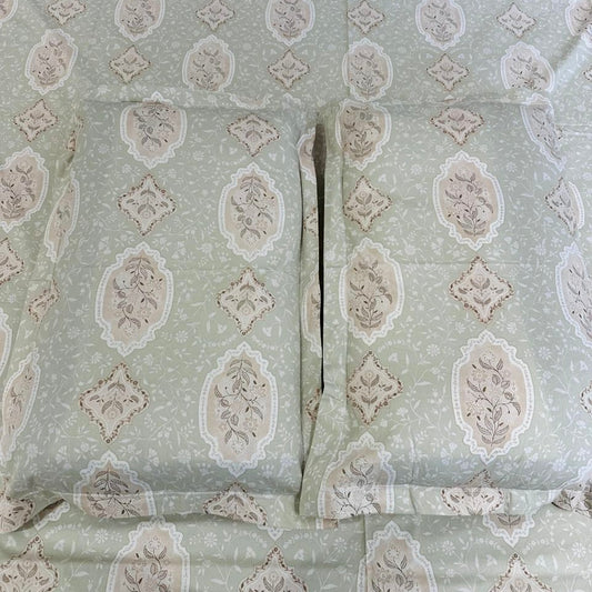 300 TC Pure Cotton Bedsheet | Sea Green Color | | 108 x 108 | King Size