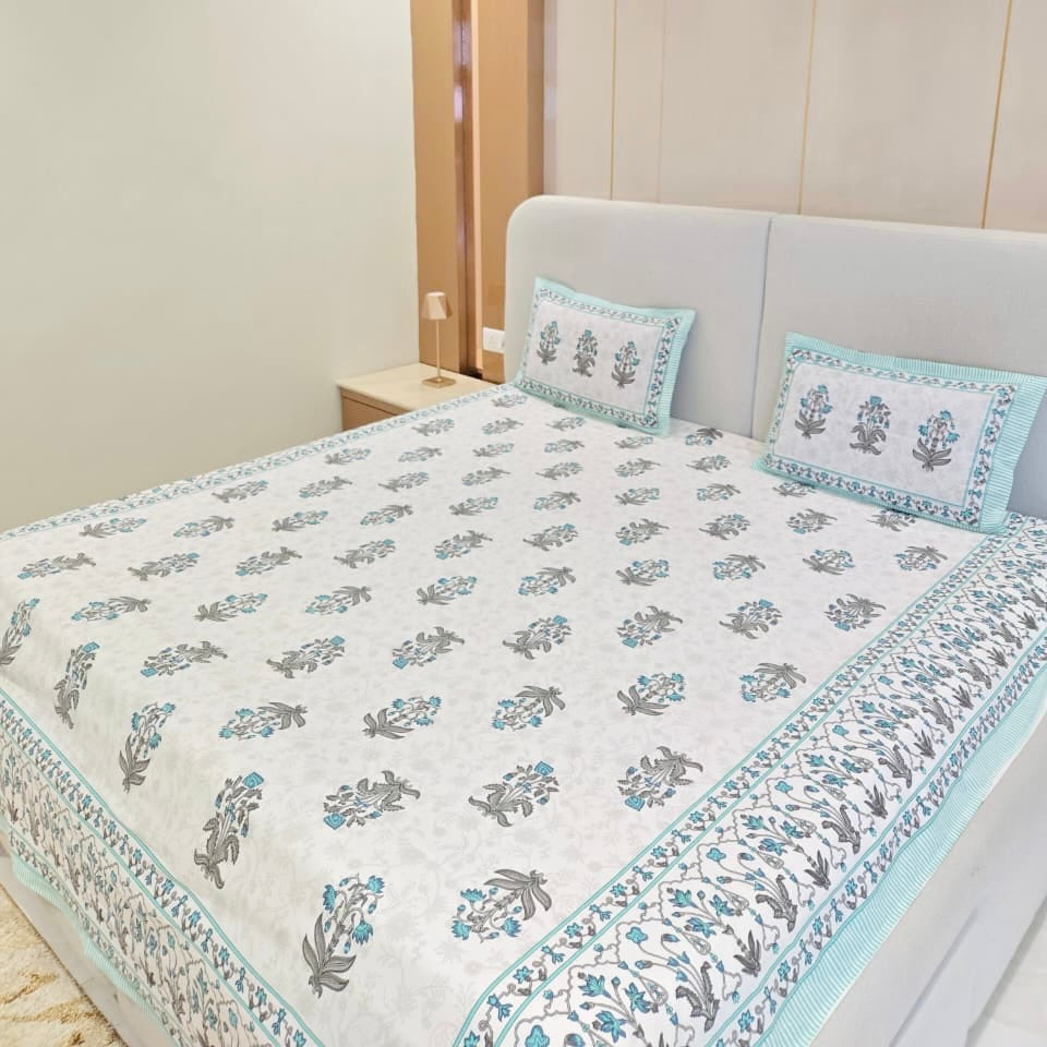 Pure Cotton Bedsheet | 210 TC |