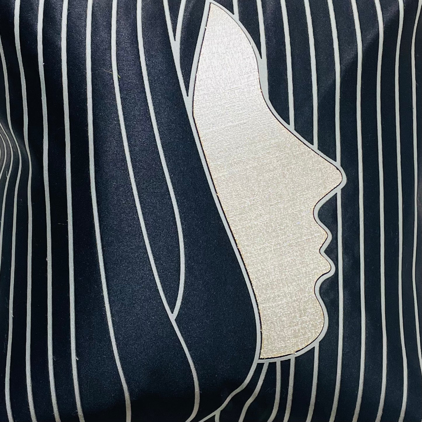 TrueIndia Black Abstract Cushion Covers without Filler | 16”x16” |