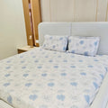 300 TC Pure Cotton Bedsheet | Floral Pattern| | 108 x 108 | King Size