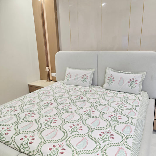 Pure Cotton Bedsheet | 210 TC |