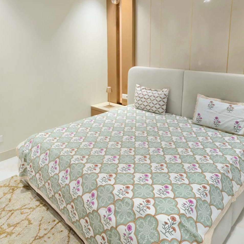 Pure Cotton Bedsheet | 210 TC |