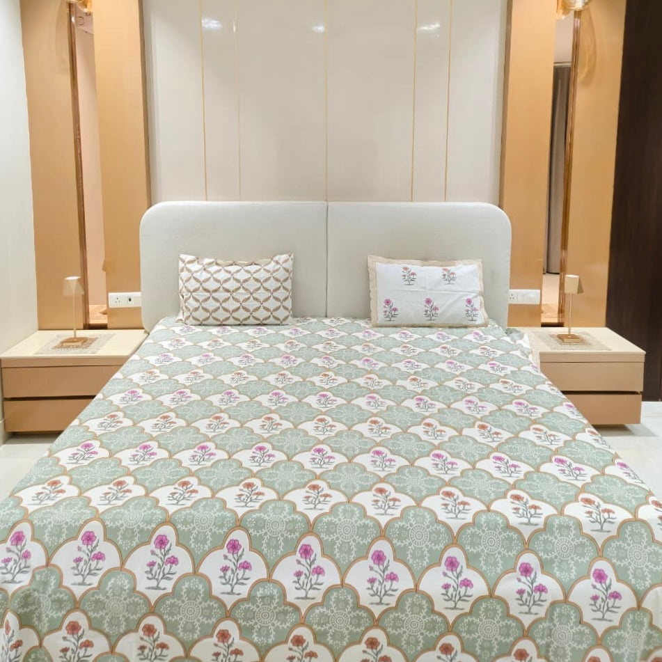 Pure Cotton Bedsheet | 210 TC |