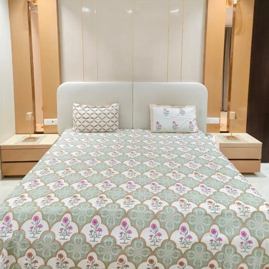 Pure Cotton Bedsheet | 210 TC |