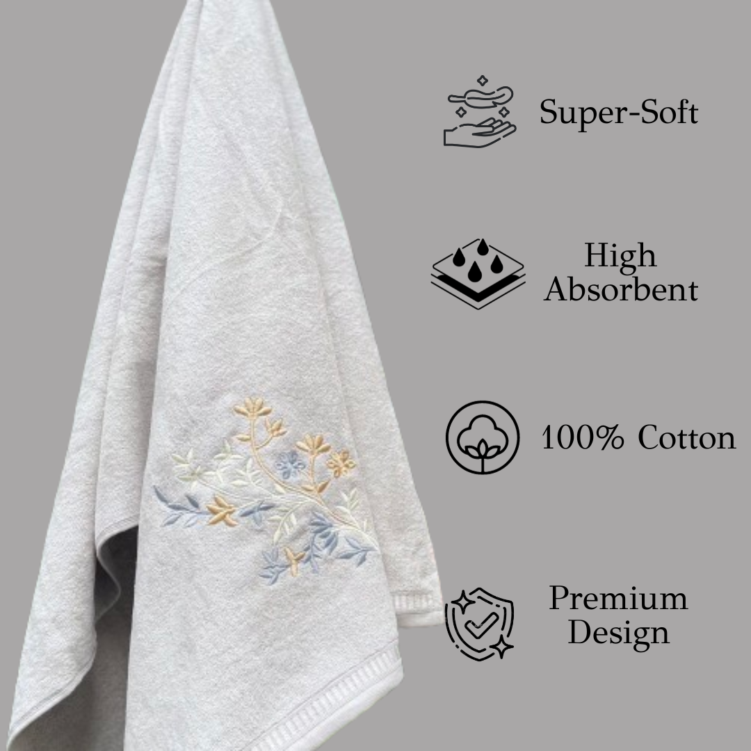 TrueIndia Cotton Luxury Towel | 460 GSM | Super Soft