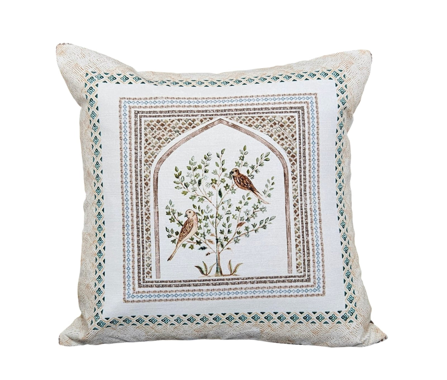 Abstract Bird Pattern Cushion Cover| 16" x 16" |( 40cm x 40cm )